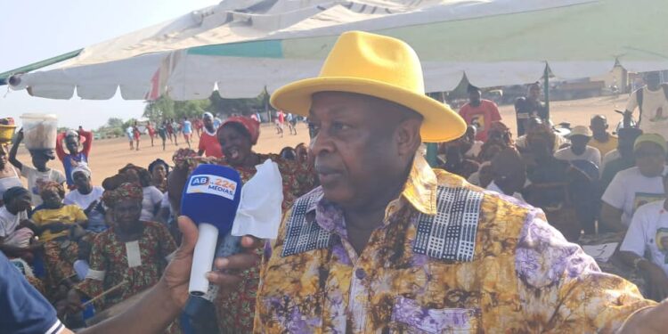 ÉLECTION LÉGISLATIVE : Mamadouba Sankhon mobilise les citoyens de Maférinyah lors du lancement officiel de sa campagne